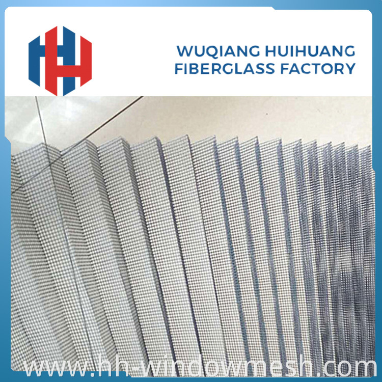 Hot Sales DIY custom size fireproof mosquito proof plisse fiberglass window insect screen pleated mosquito net mesh